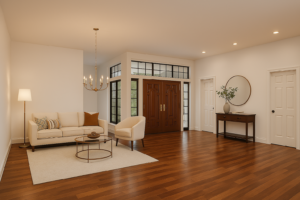 Interior living room that was painted by legacy applications craftsmen